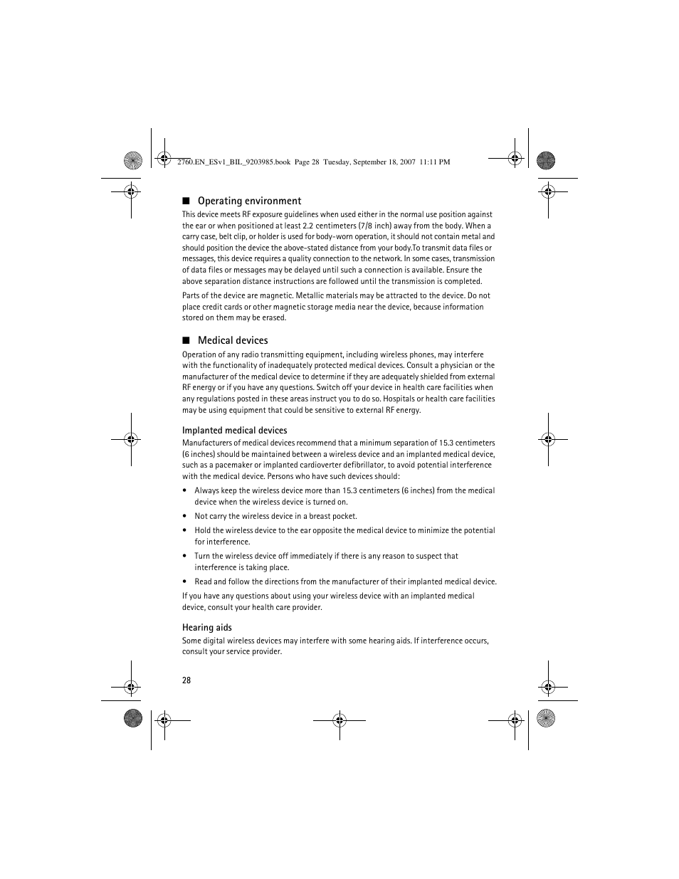 Nokia 2760 User Manual | Page 28 / 69