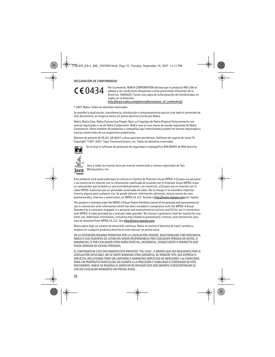 Nokia 2760 User Manual | Page 33 / 69