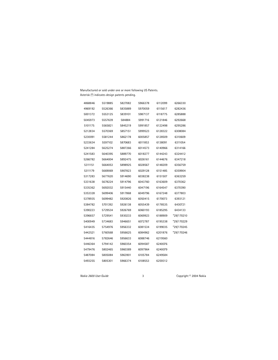 Nokia 2600 User Manual | Page 4 / 185