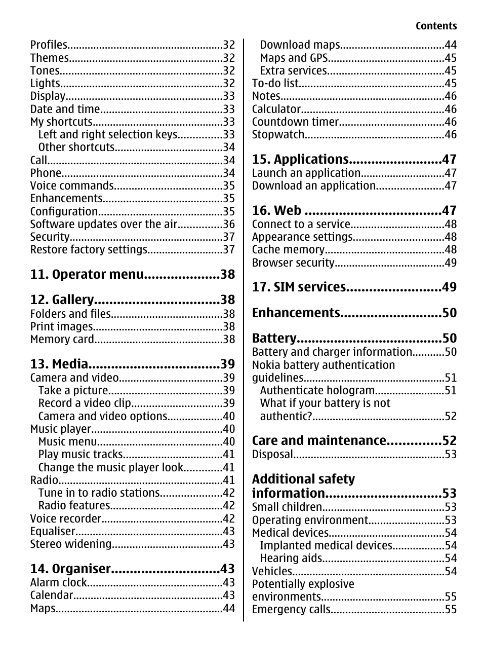 Nokia 7610 Supernova User Manual | Page 5 / 58