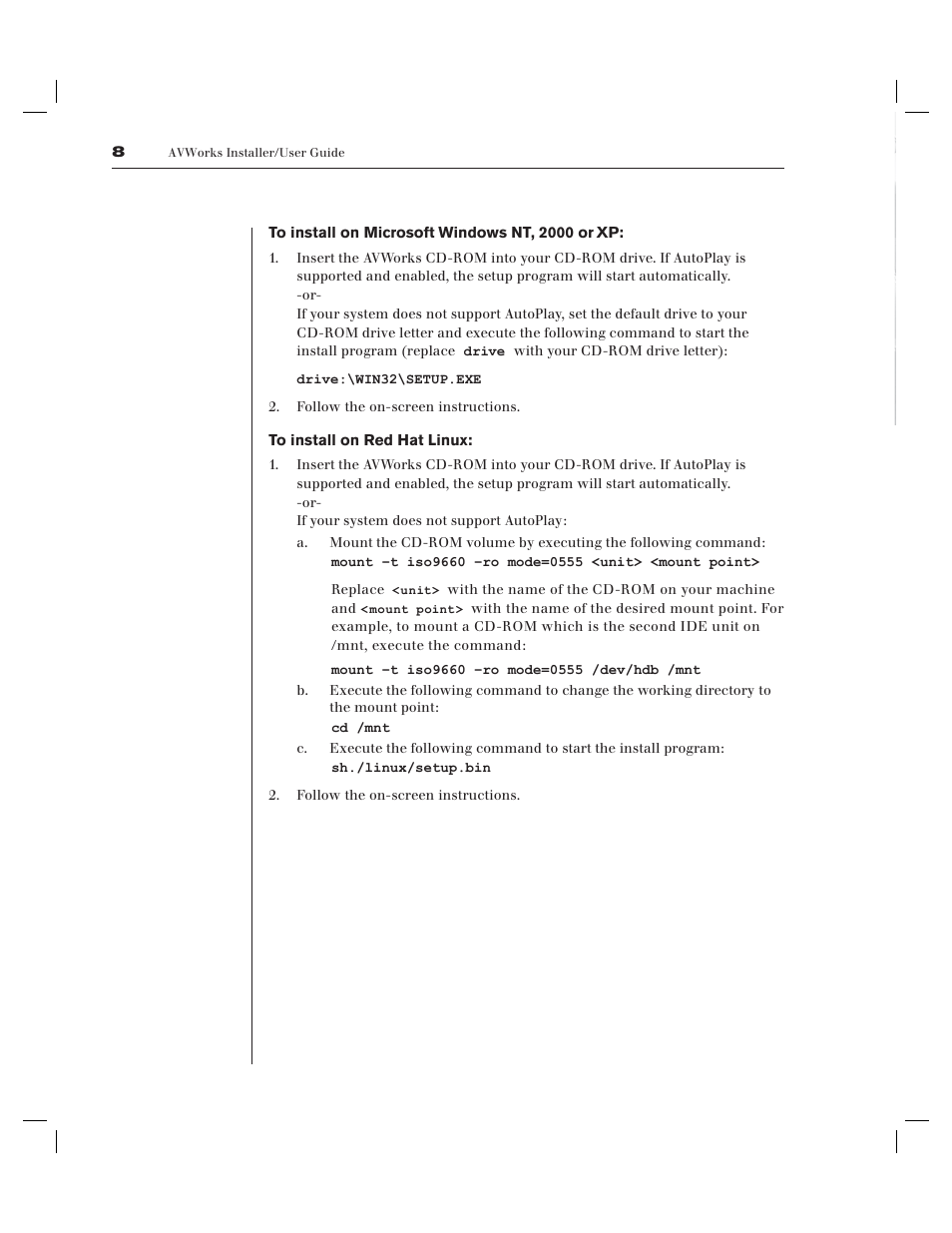 Avocent AV Works User Manual | Page 13 / 91
