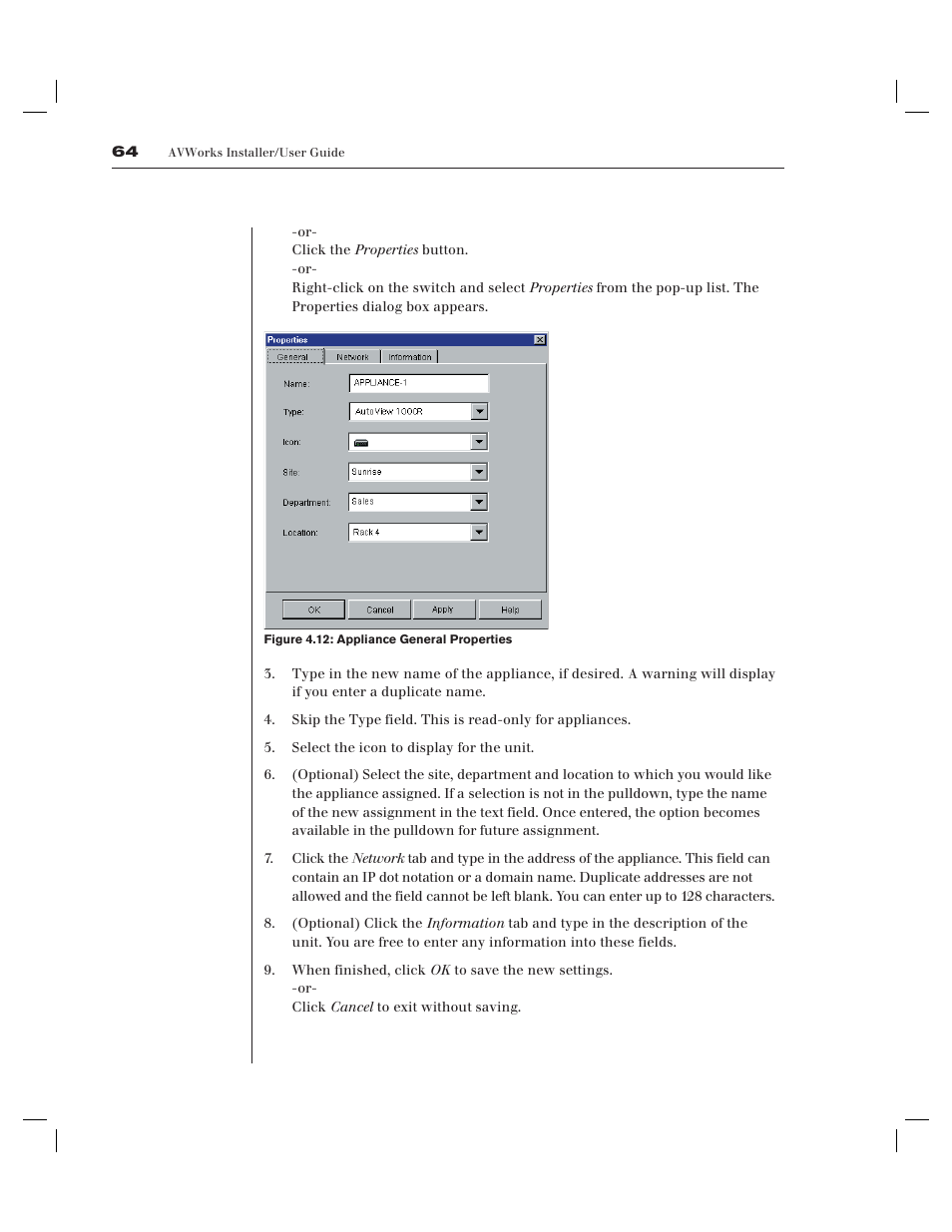 Avocent AV Works User Manual | Page 69 / 91