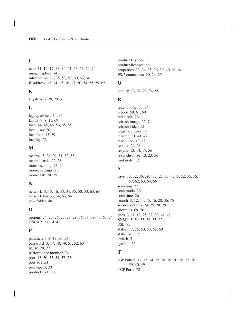 Avocent AV Works User Manual | Page 85 / 91