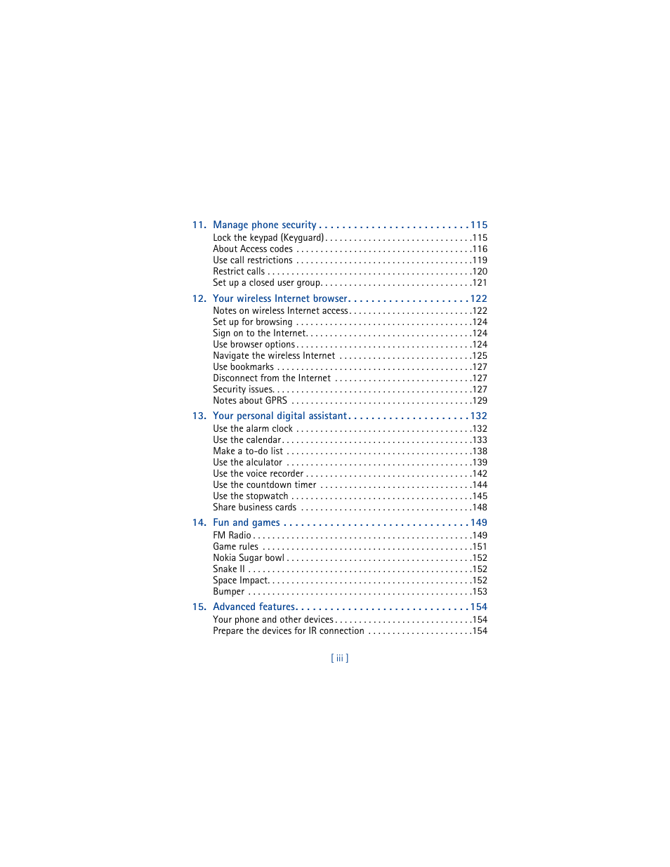Nokia 6590 User Manual | Page 8 / 218