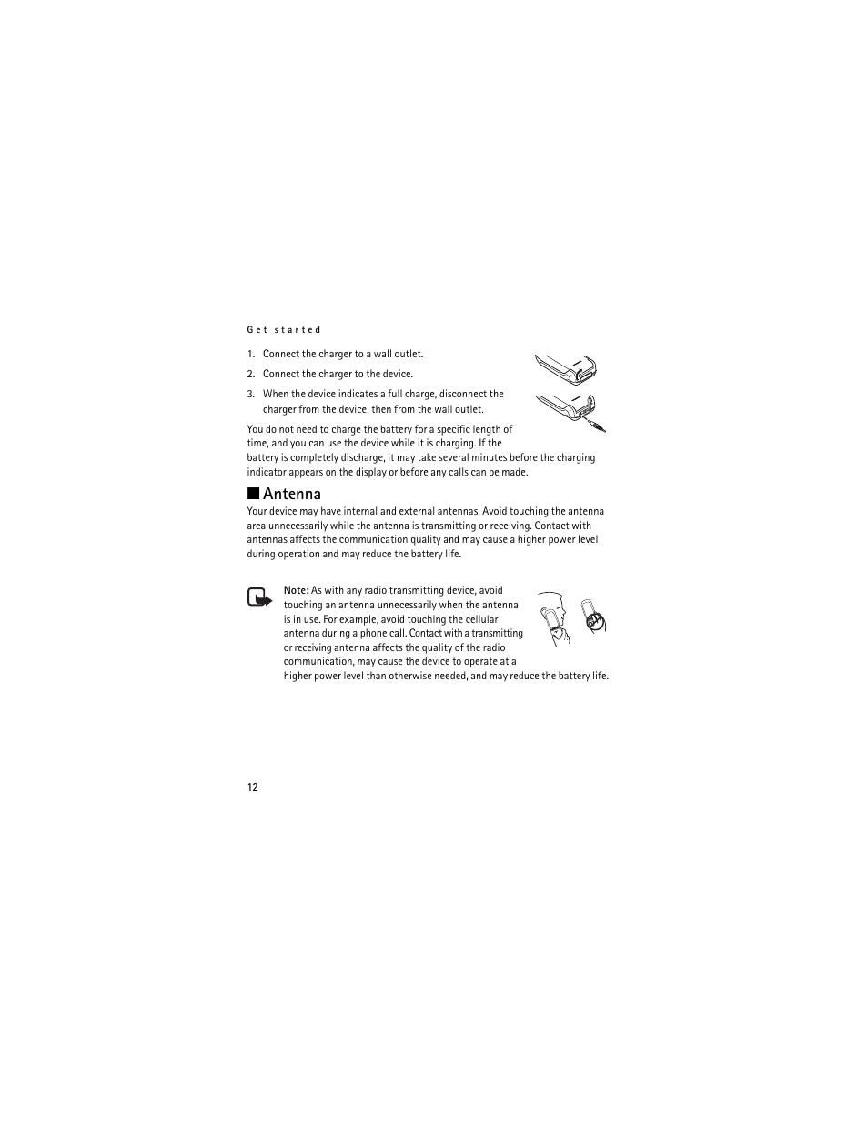 Antenna | Nokia 2660 User Manual | Page 12 / 112
