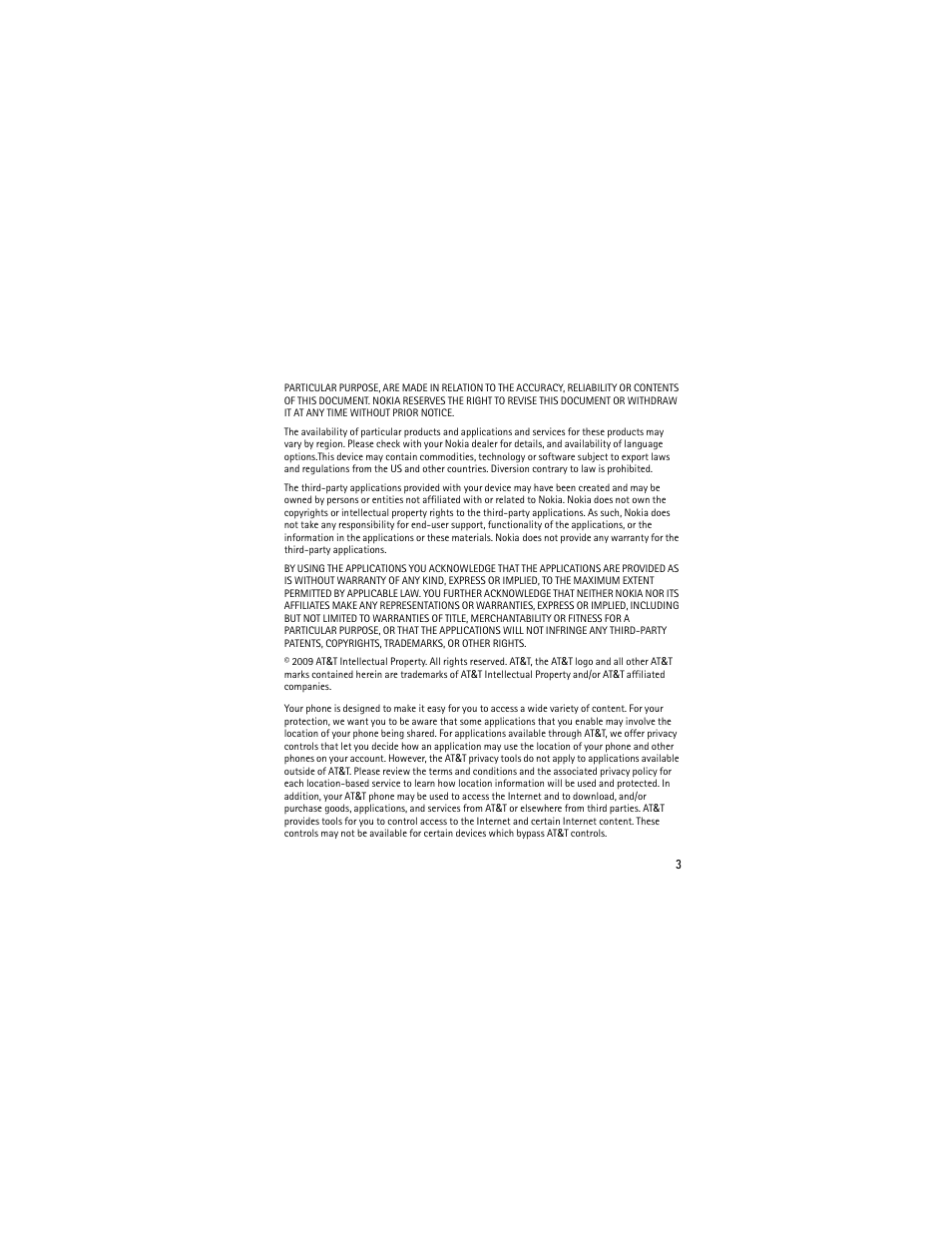 Nokia 2660 User Manual | Page 3 / 112