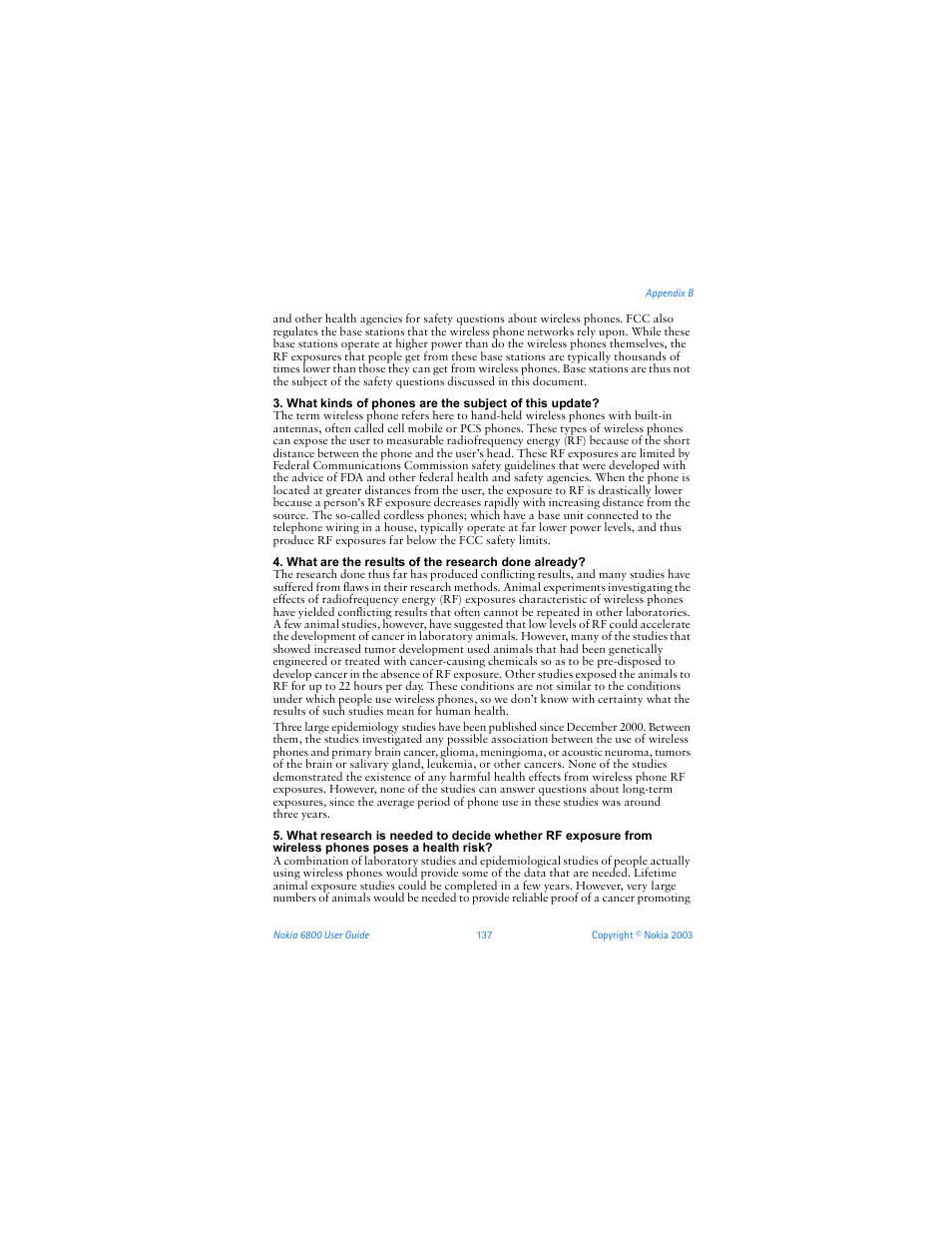 Nokia 6800 User Manual | Page 144 / 153