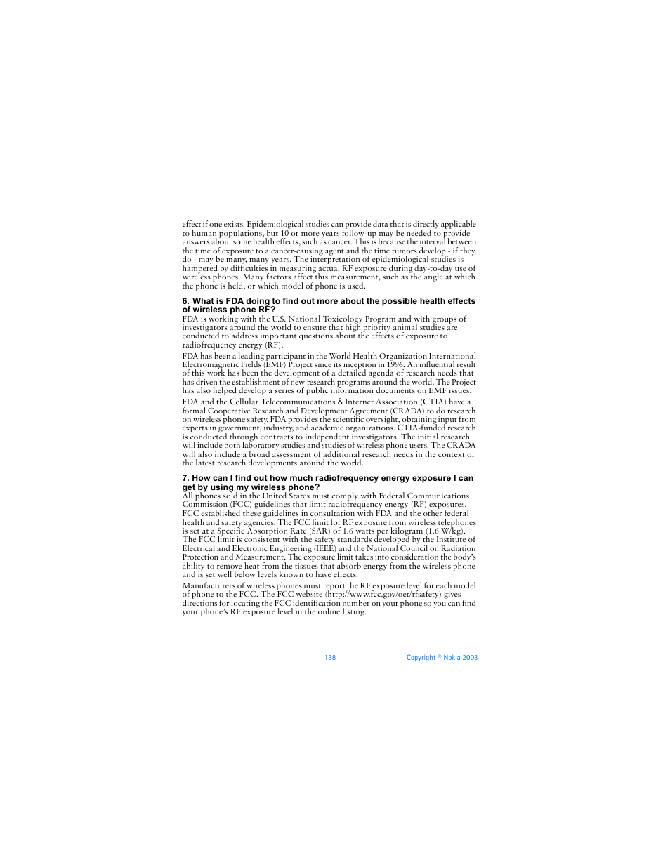 Nokia 6800 User Manual | Page 145 / 153