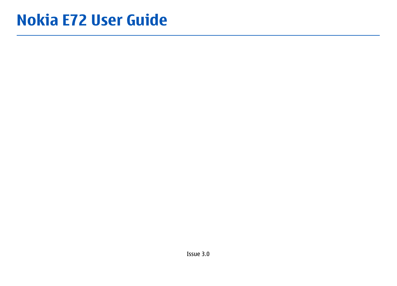 Nokia E72 User Manual | 150 pages