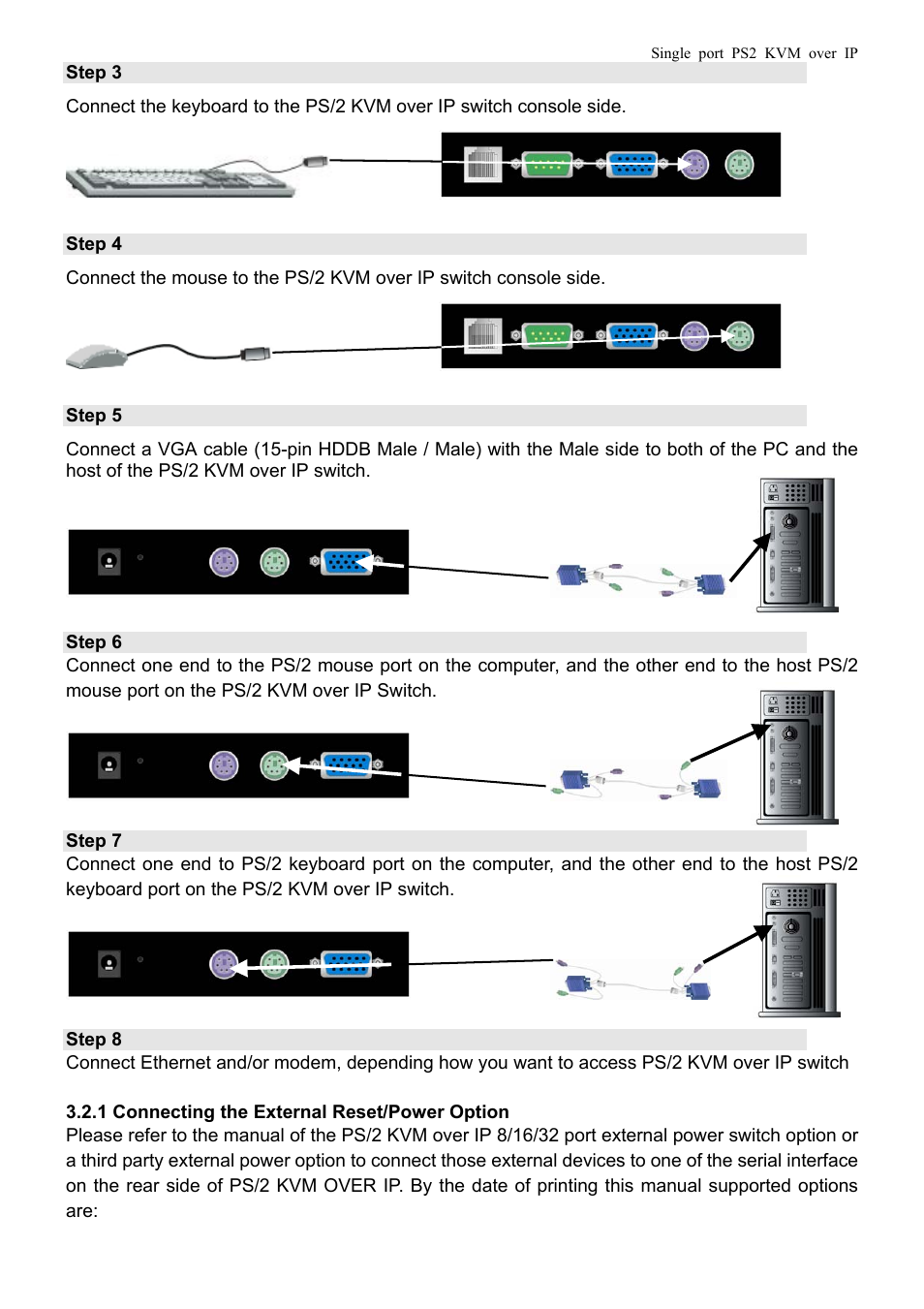 Avocent PS/2 KVM User Manual | Page 12 / 50