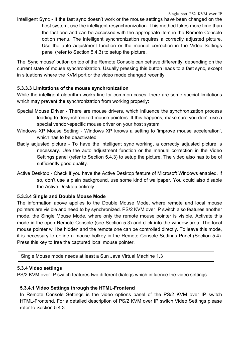 Avocent PS/2 KVM User Manual | Page 23 / 50