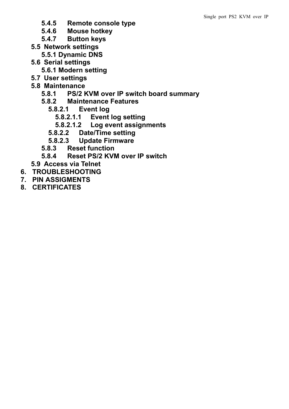 Avocent PS/2 KVM User Manual | Page 3 / 50