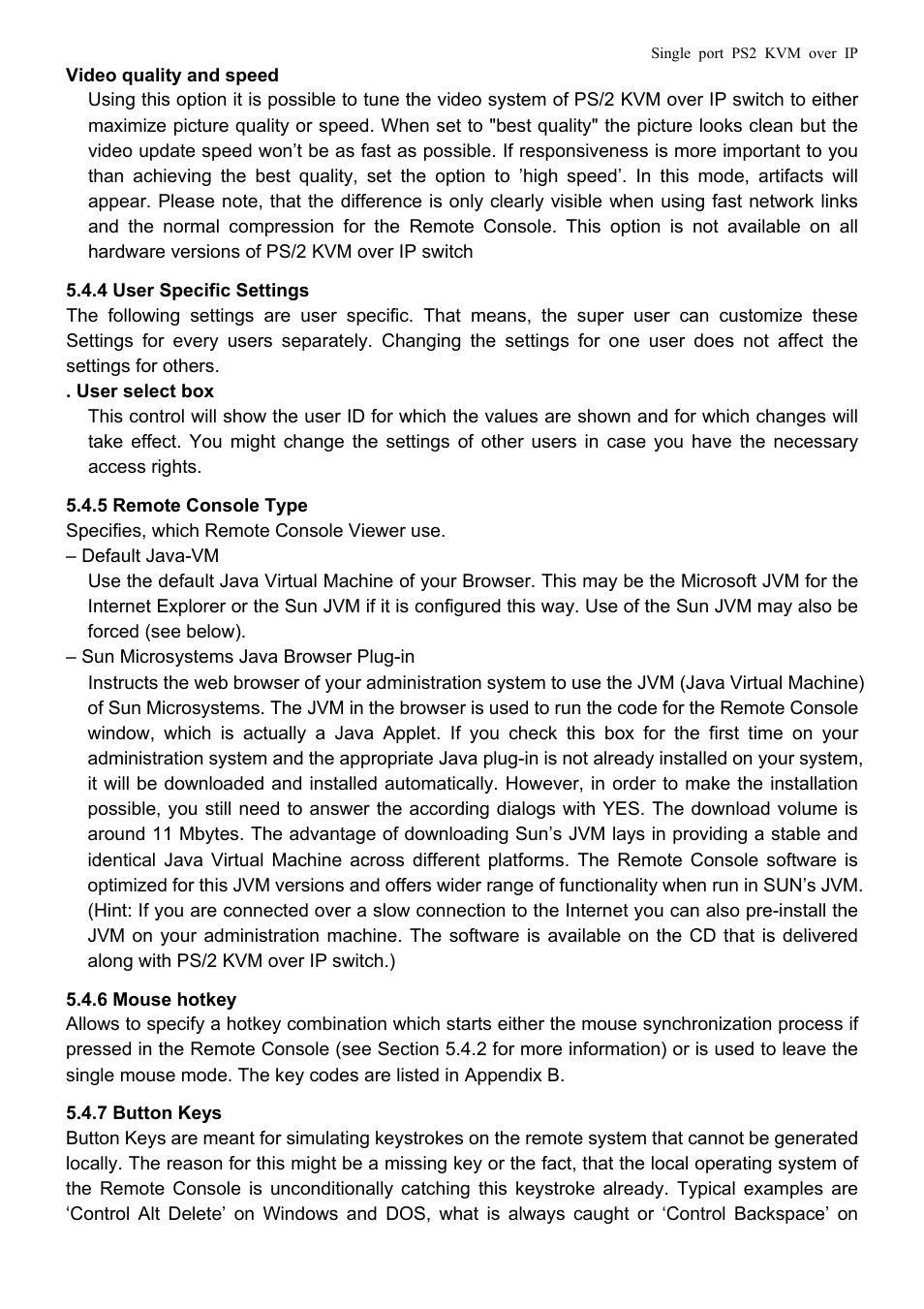 Avocent PS/2 KVM User Manual | Page 30 / 50