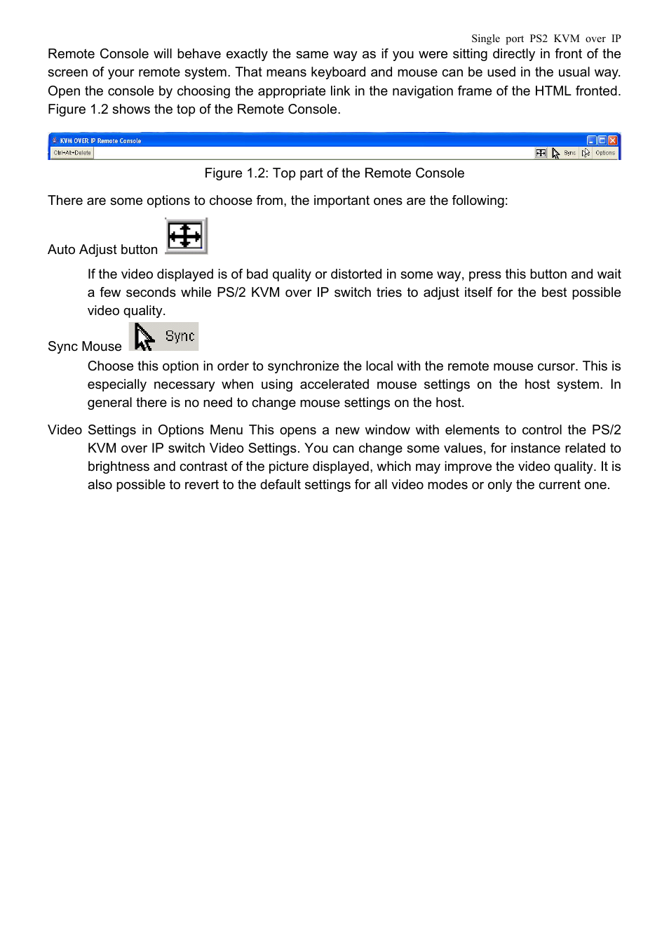 Avocent PS/2 KVM User Manual | Page 6 / 50