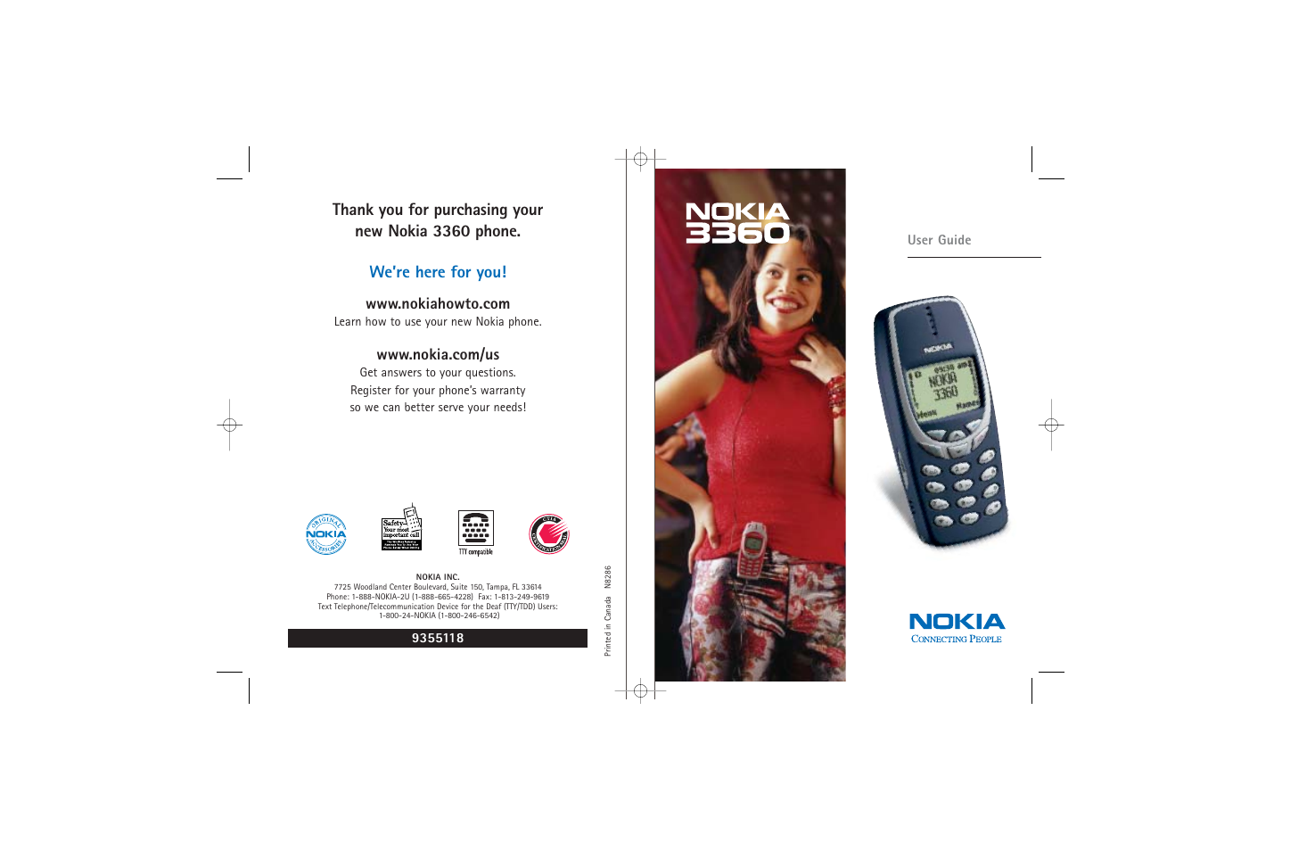 Nokia 3360 User Manual | 178 pages