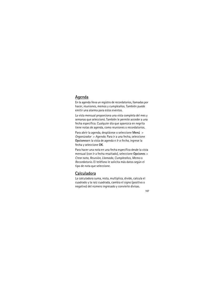 Nokia 2135 User Manual | Page 108 / 137