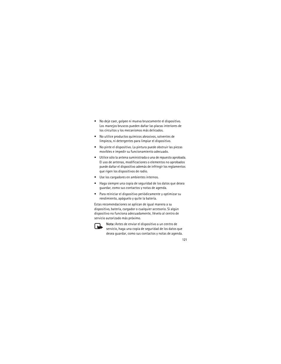 Nokia 2135 User Manual | Page 122 / 137