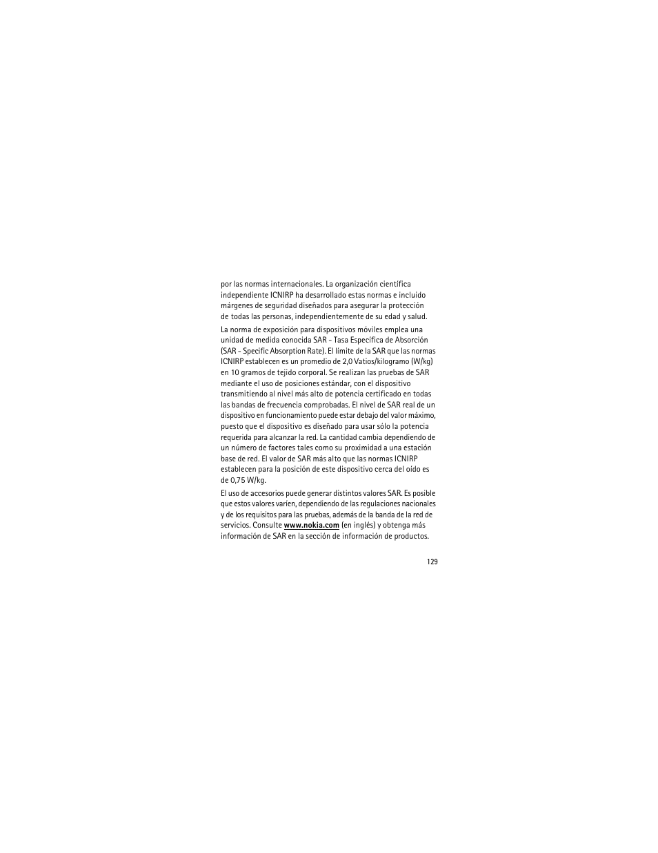 Nokia 2135 User Manual | Page 130 / 137