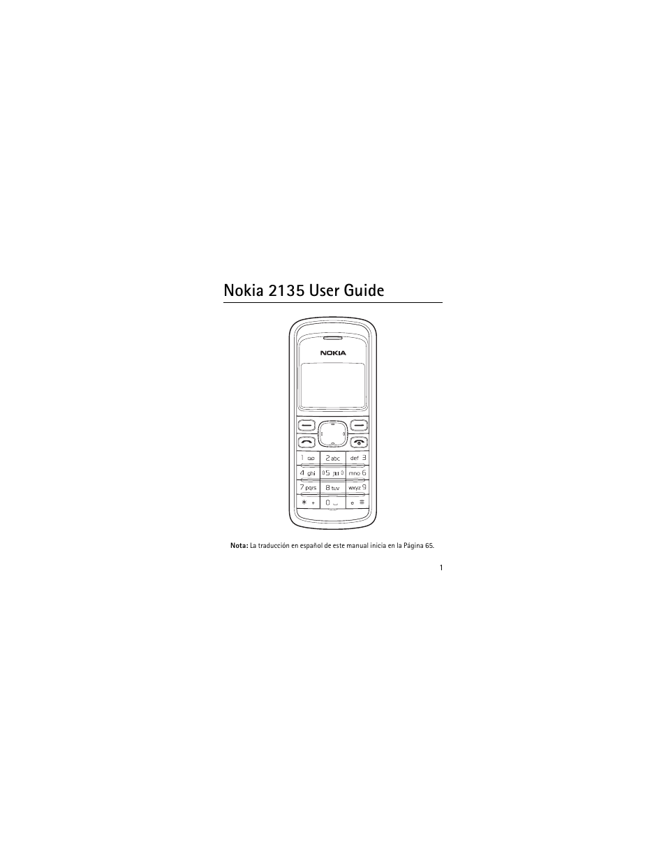 Nokia 2135 user guide | Nokia 2135 User Manual | Page 2 / 137