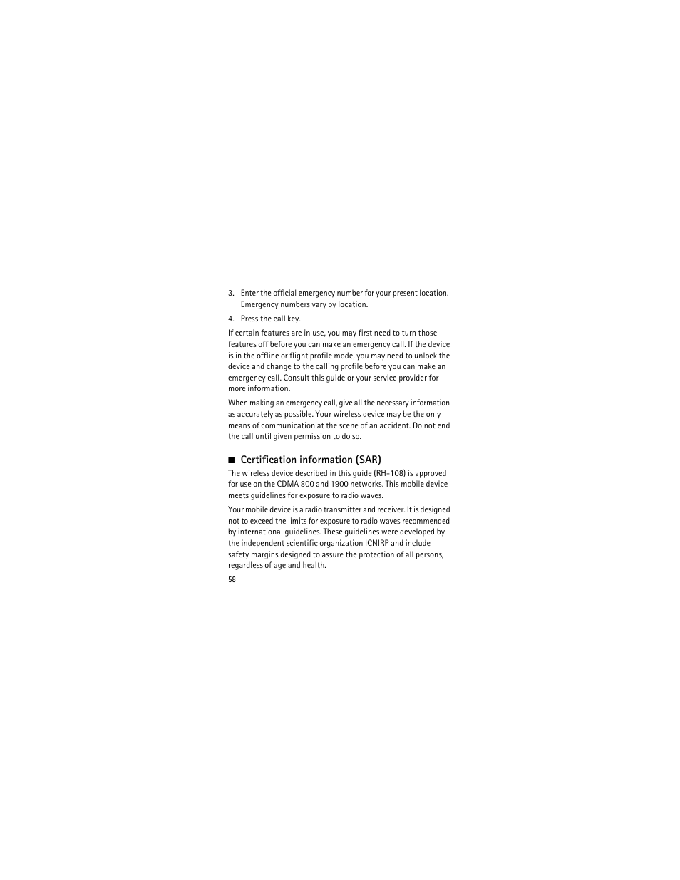 Nokia 2135 User Manual | Page 59 / 137