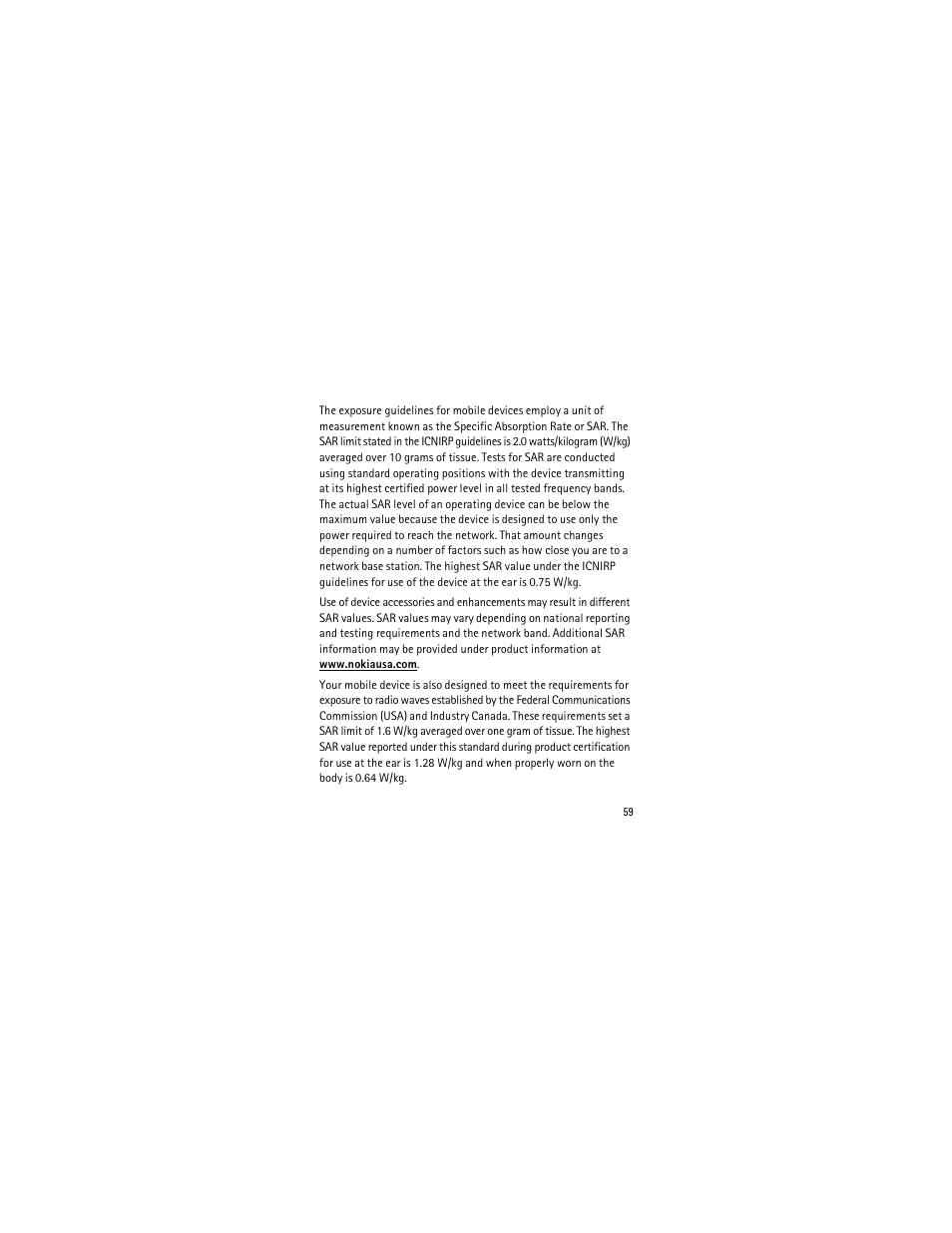 Nokia 2135 User Manual | Page 60 / 137