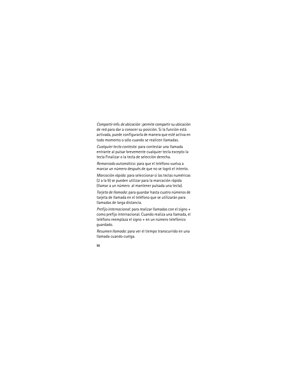 Nokia 2135 User Manual | Page 99 / 137