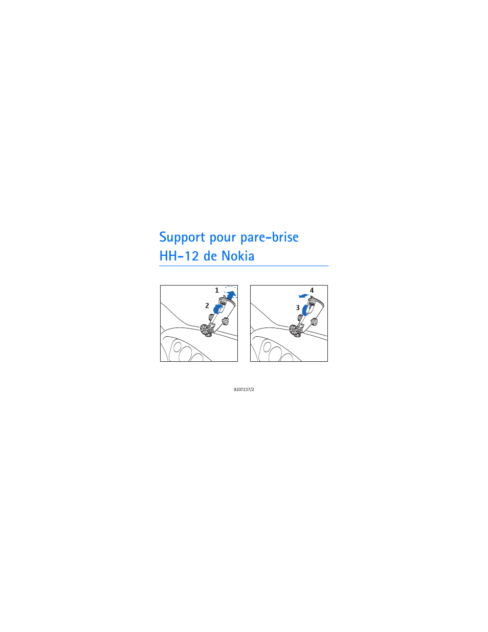 Support pour pare-brise hh-12 de nokia | Nokia Holder Easy Mount HH-12 User Manual | Page 23 / 30