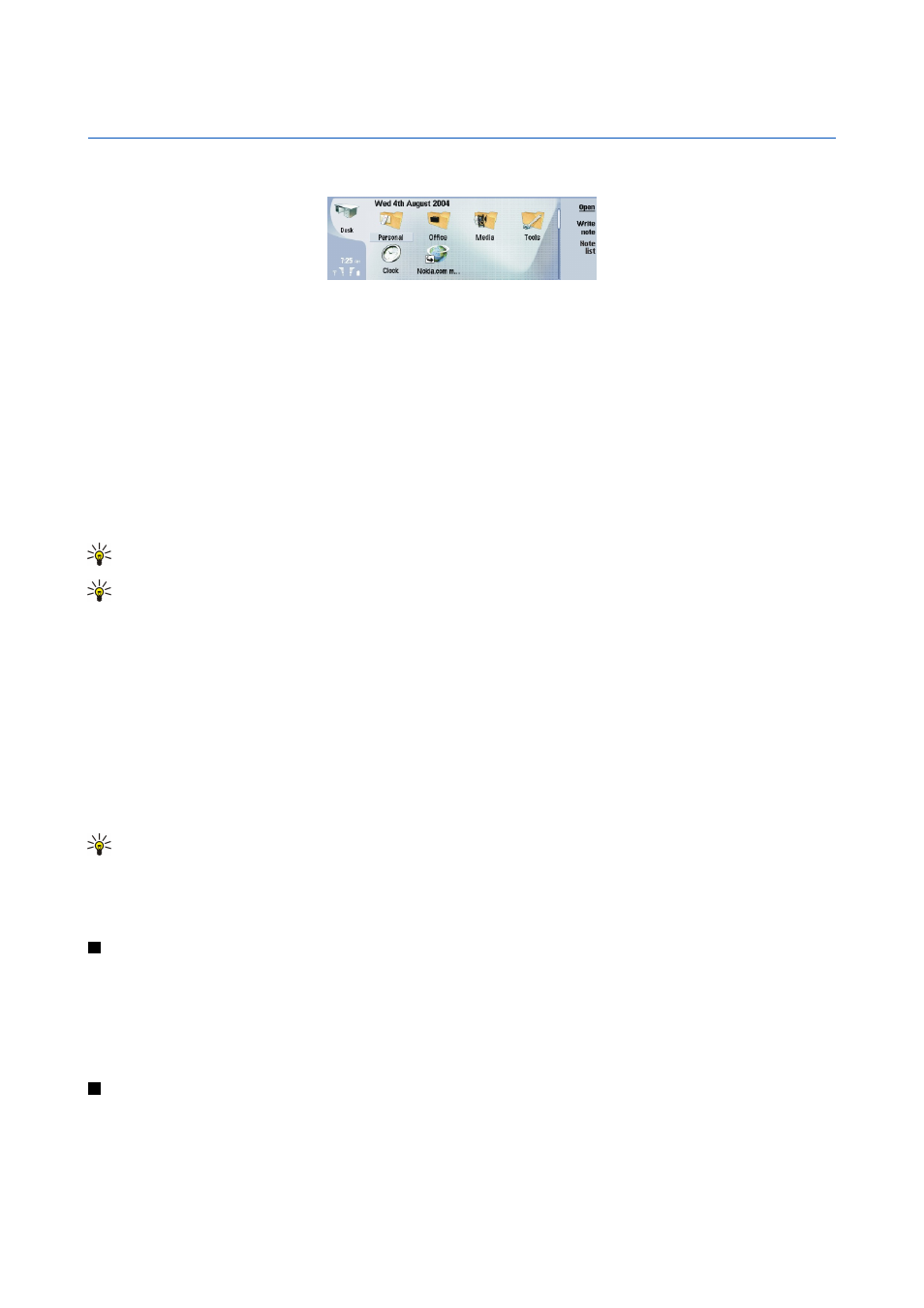 Desk, Managing groups, Creating new groups | Nokia 9300 User Manual | Page 22 / 116