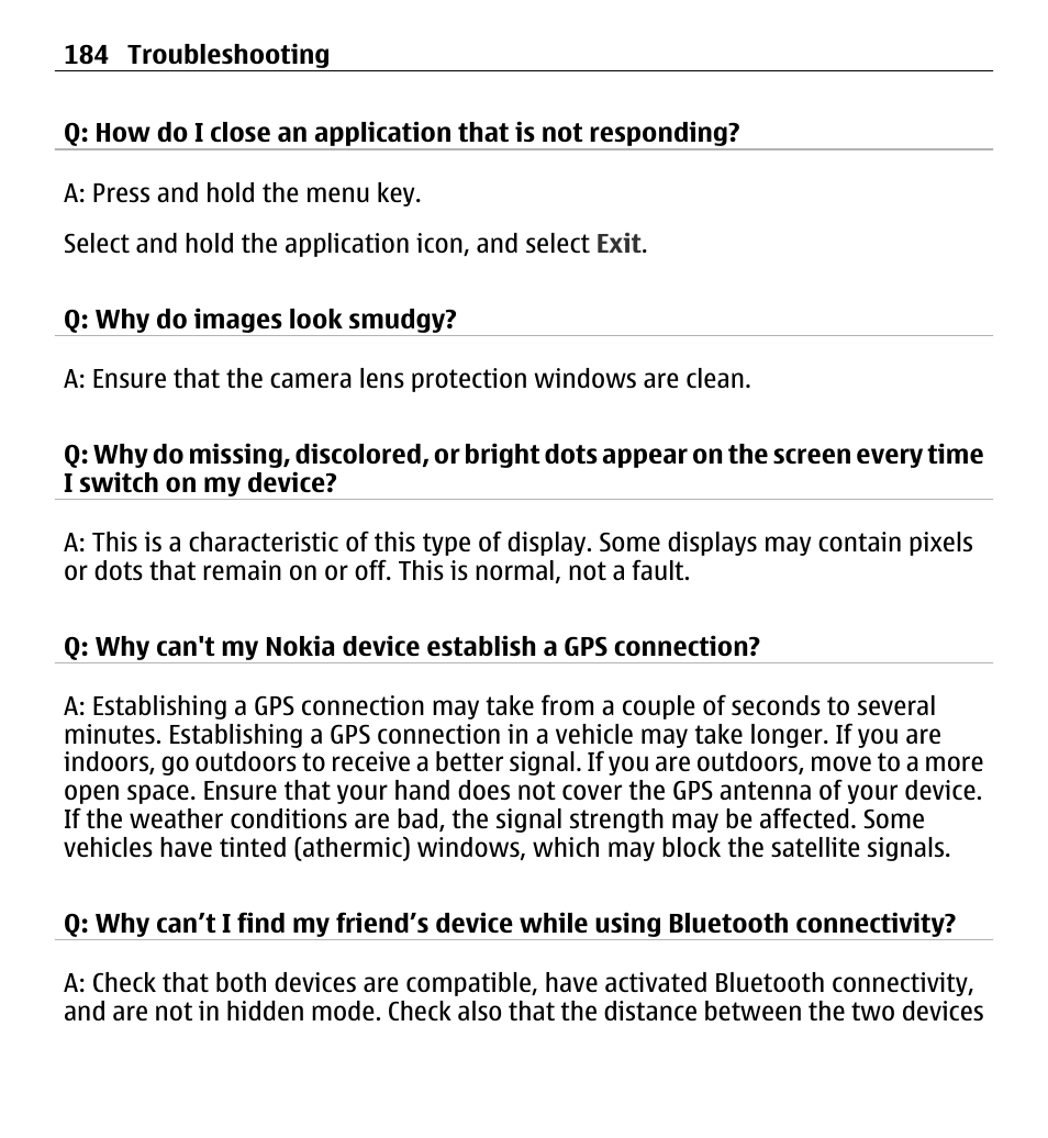 Nokia X6-00 16GB User Manual | Page 184 / 202