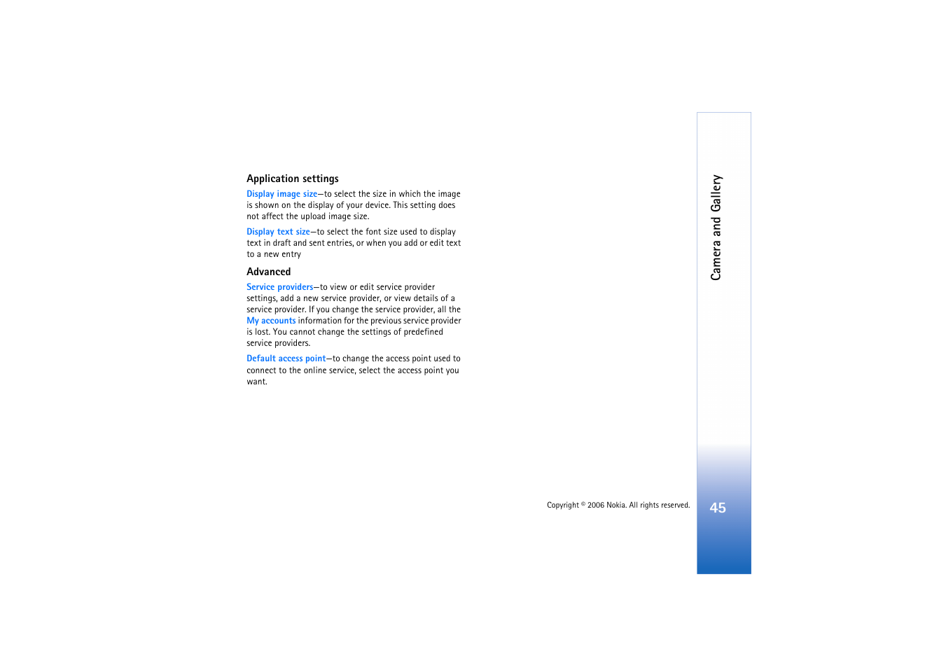 Nokia N72 User Manual | Page 46 / 121