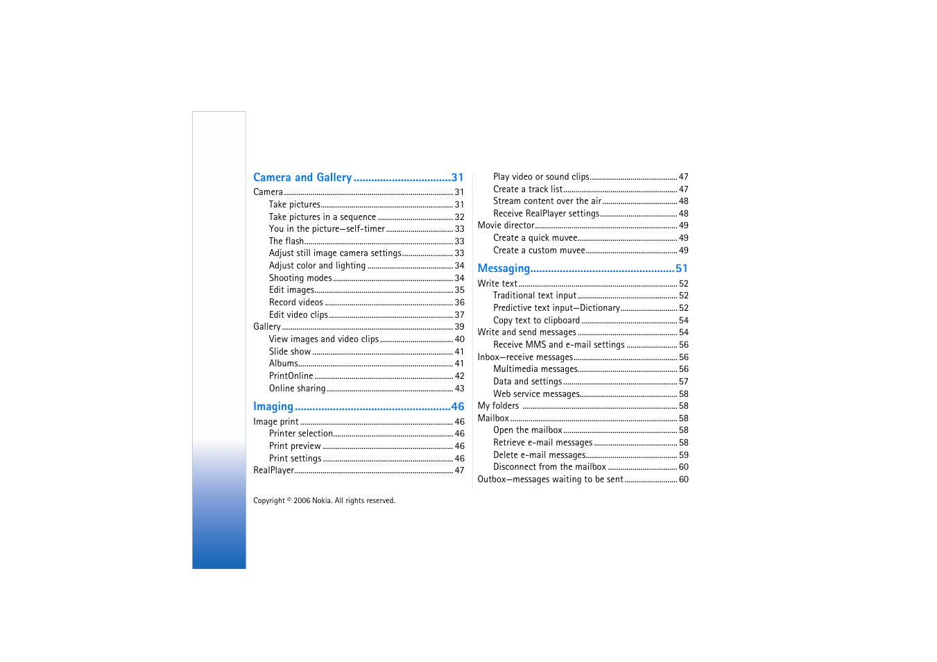 Nokia N72 User Manual | Page 5 / 121