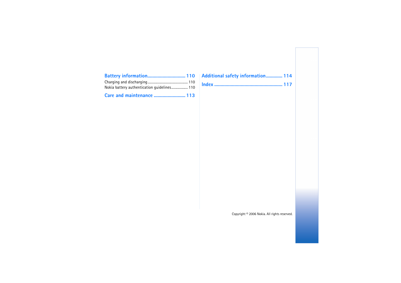 Nokia N72 User Manual | Page 8 / 121