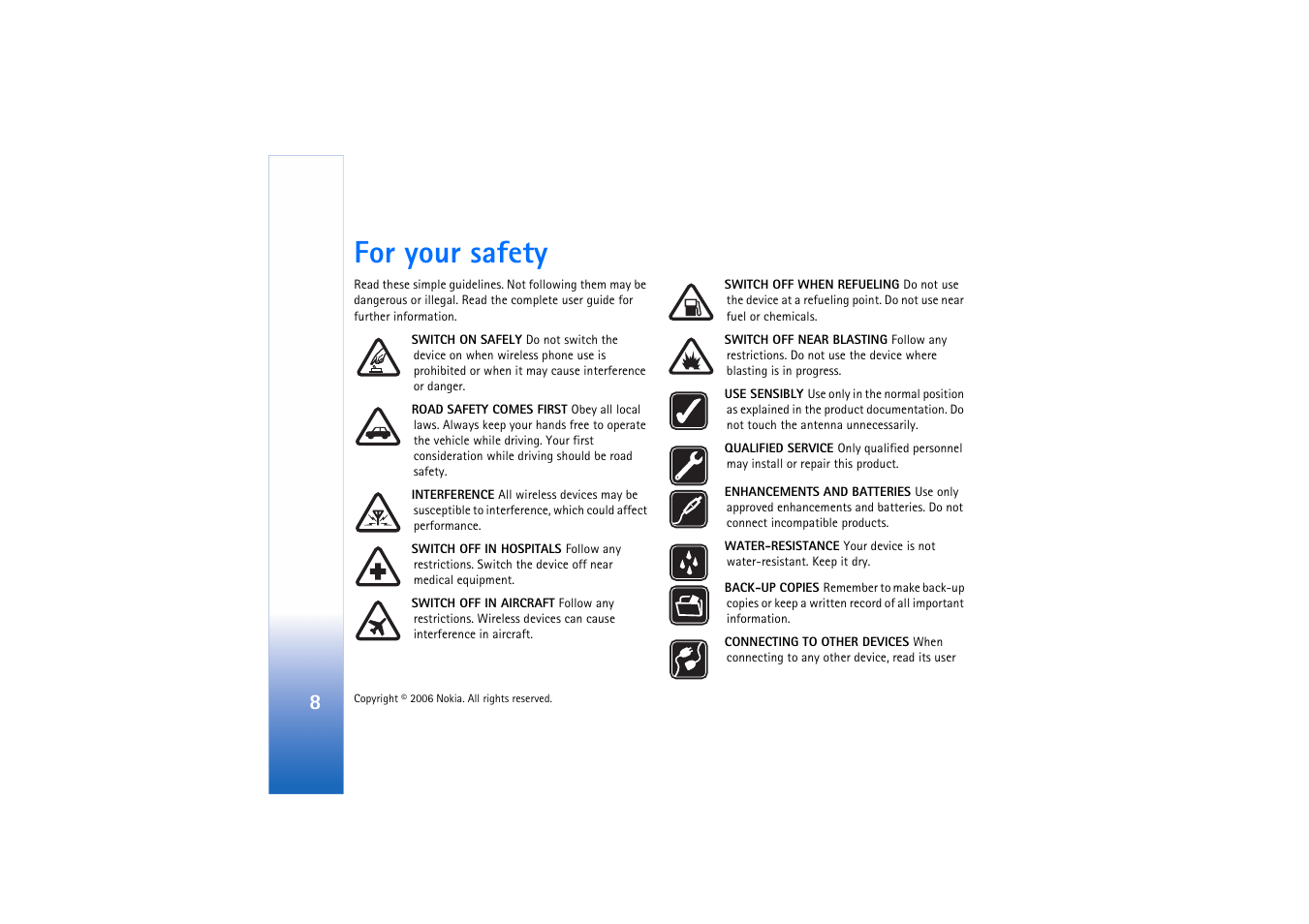 Nokia N72 User Manual | Page 9 / 121