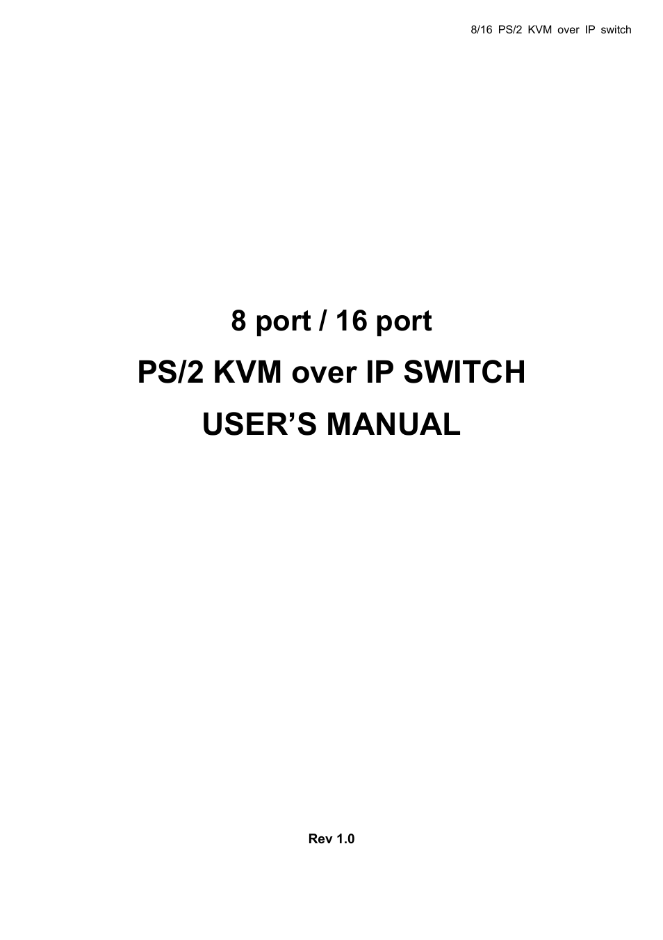 Avocent KVM over IP switch User Manual | 69 pages