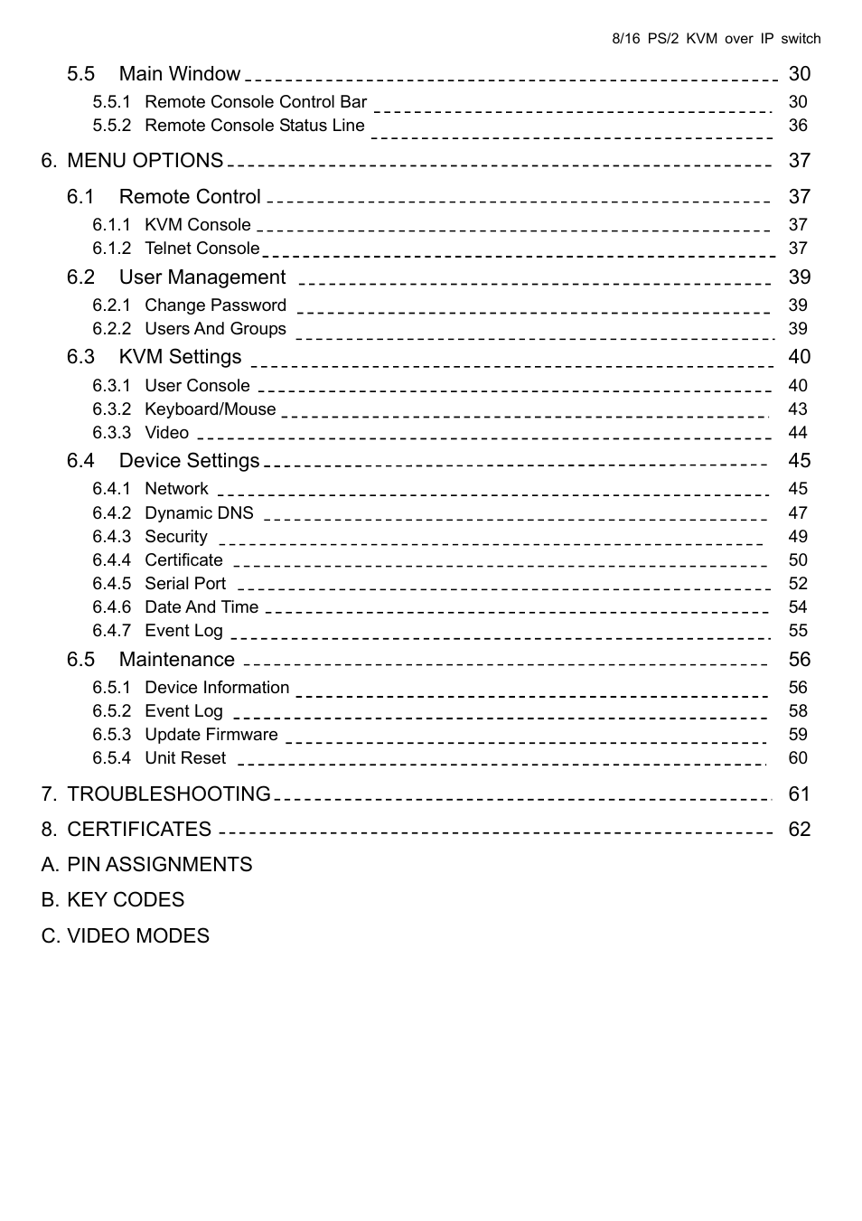 Avocent KVM over IP switch User Manual | Page 3 / 69