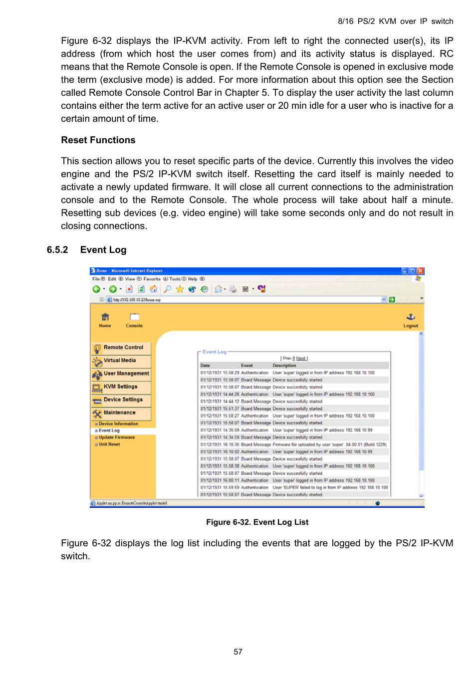 Avocent KVM over IP switch User Manual | Page 60 / 69