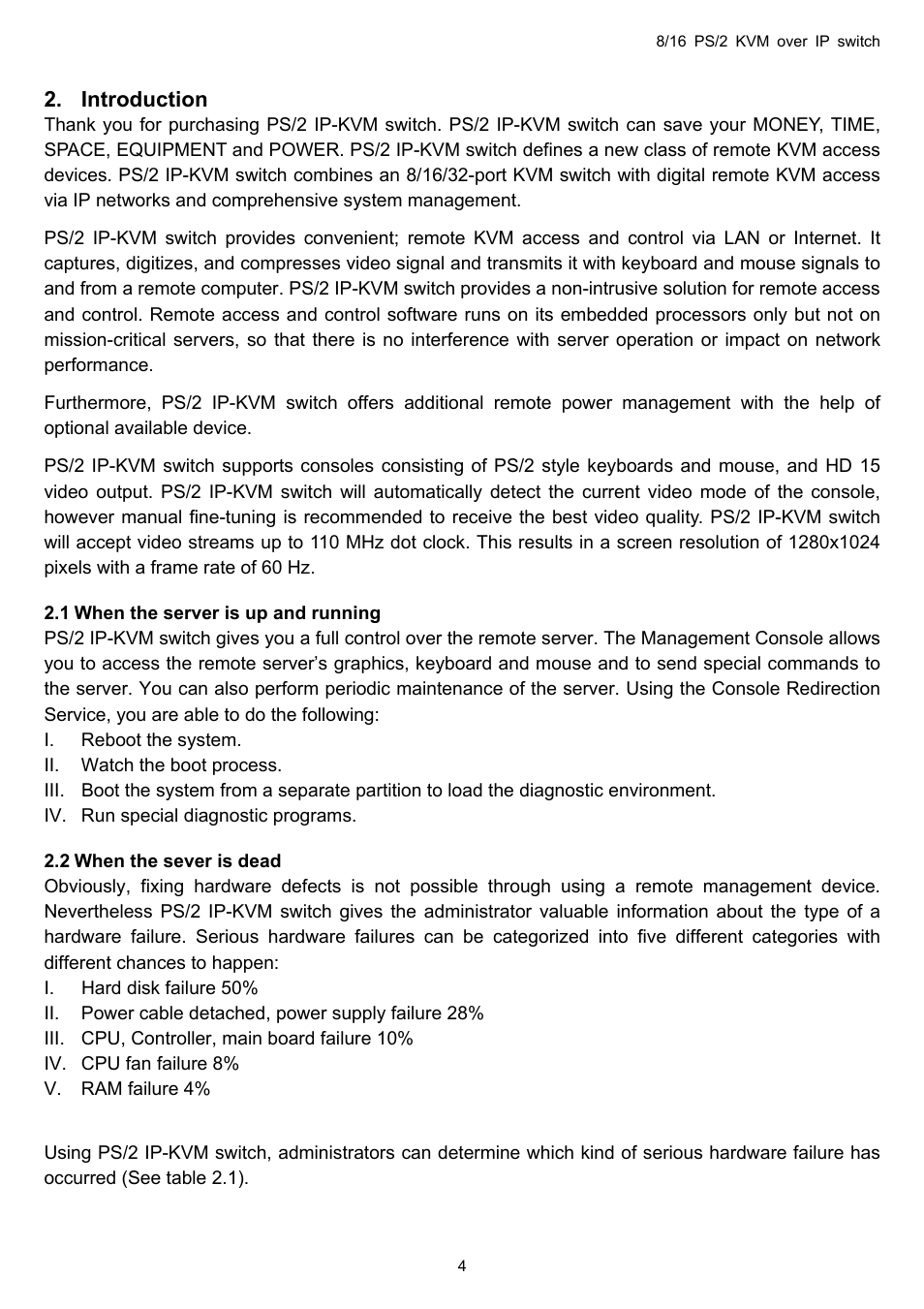 Avocent KVM over IP switch User Manual | Page 7 / 69