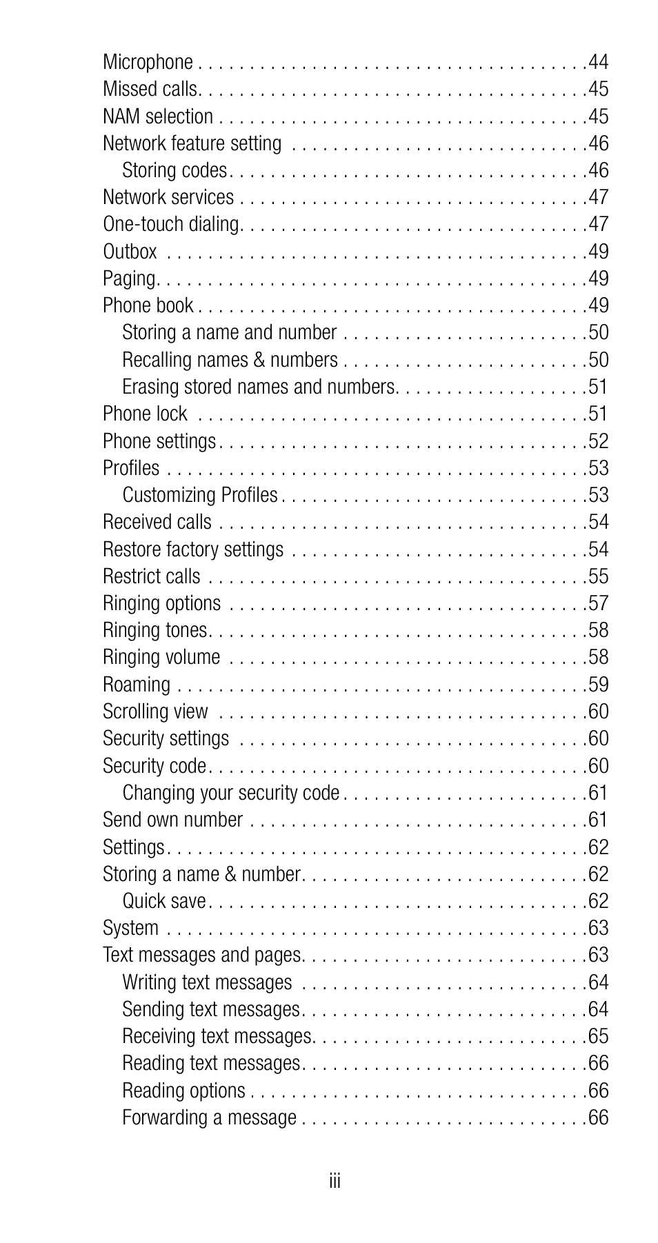 Nokia 6160 User Manual | Page 6 / 101