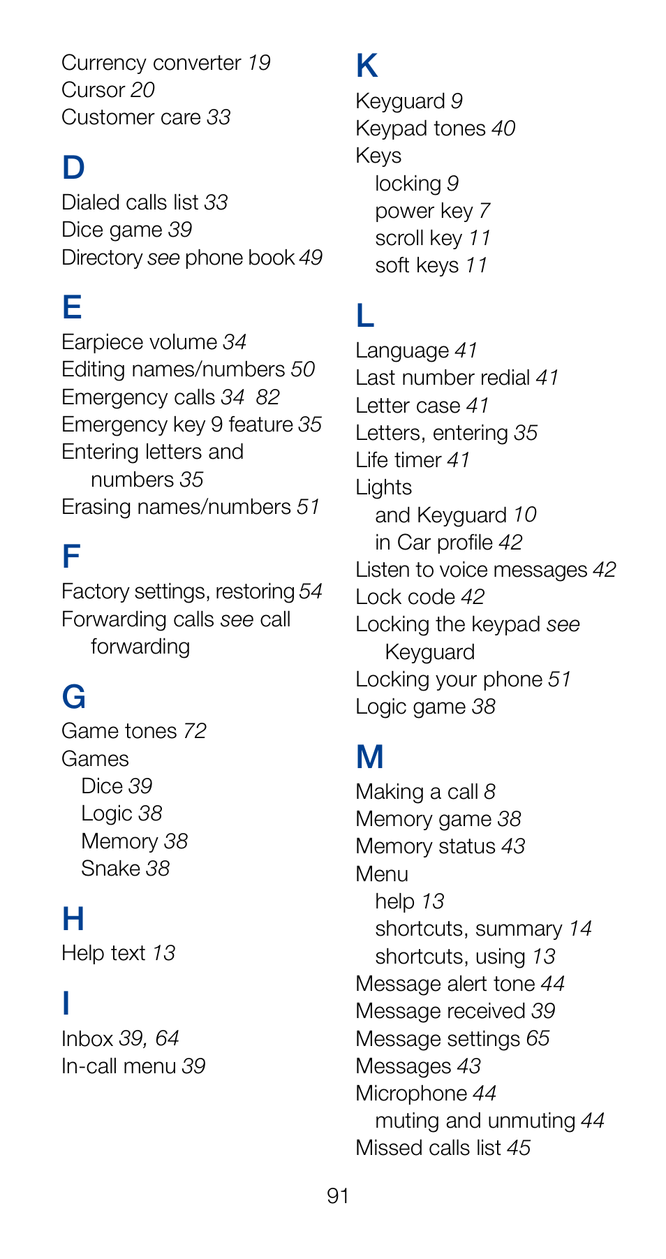 Nokia 6160 User Manual | Page 98 / 101