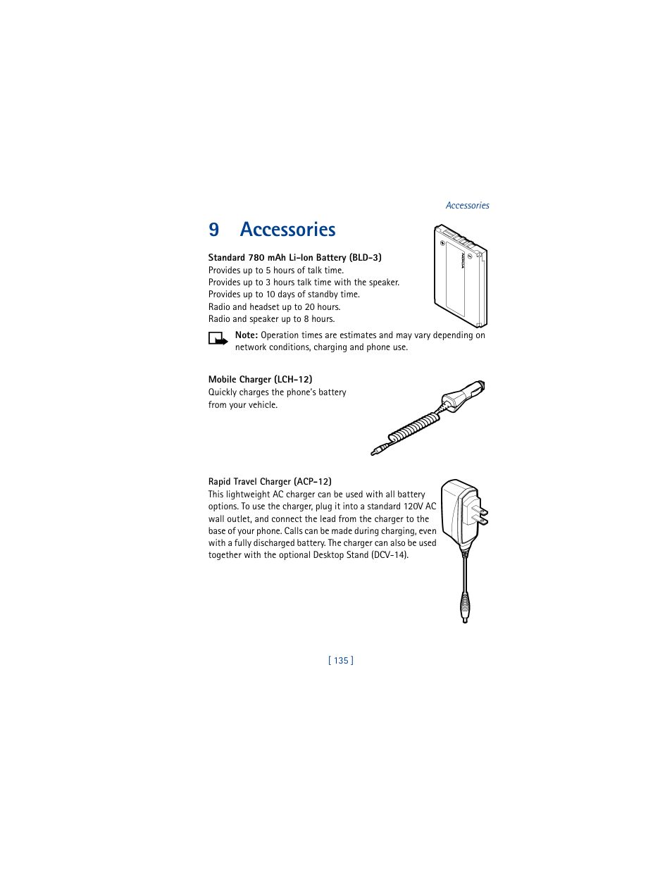 9 accessories, Accessories, 9accessories | Nokia 6610 User Manual | Page 144 / 185