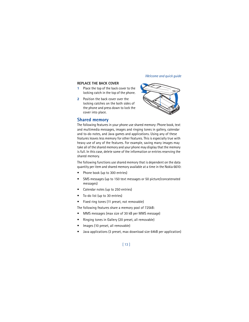 Nokia 6610 User Manual | Page 22 / 185