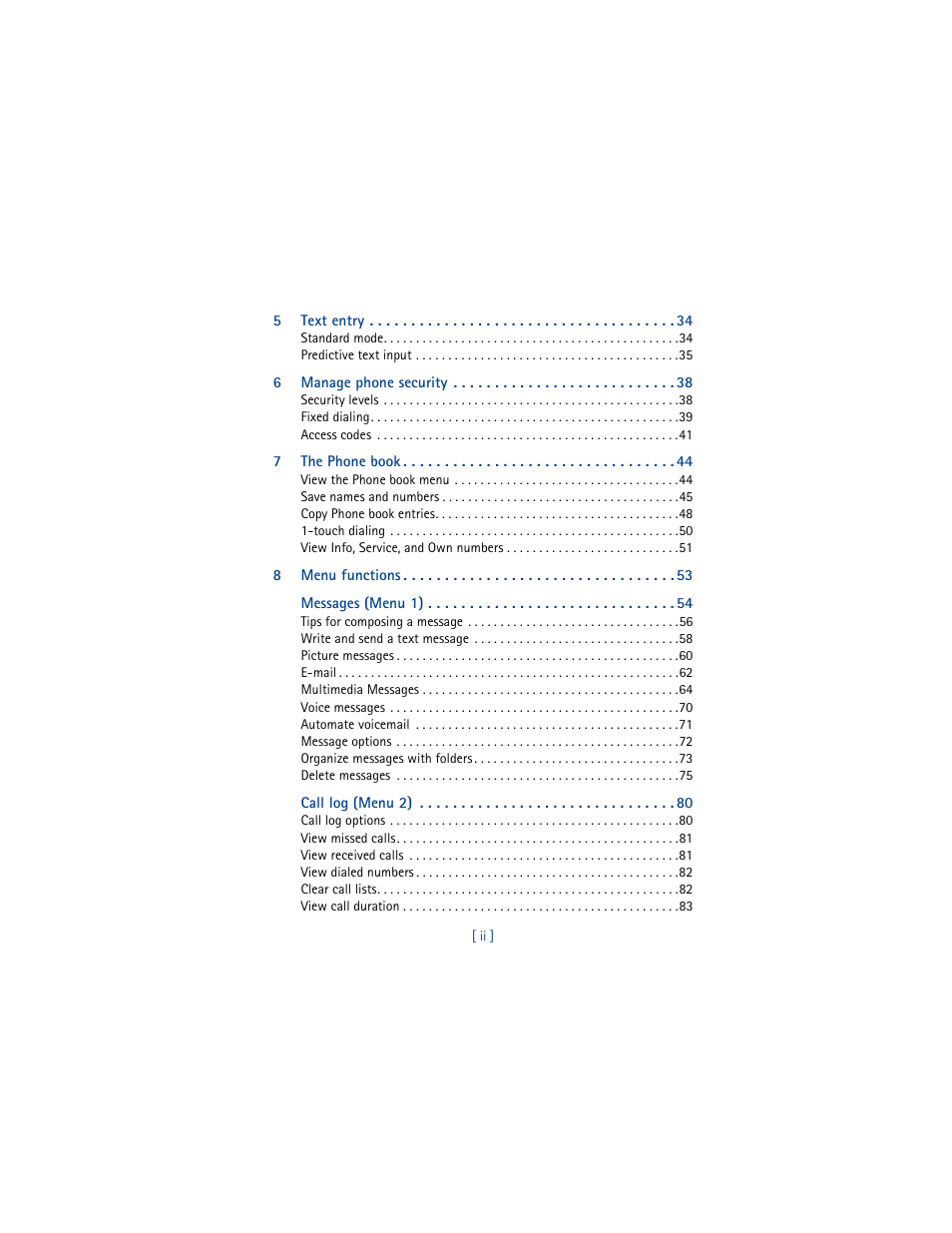 Nokia 6610 User Manual | Page 6 / 185