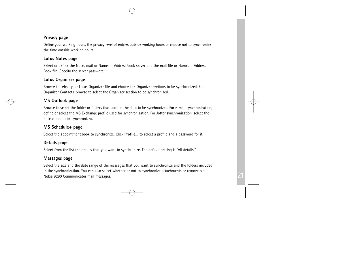 Nokia 9290 User Manual | Page 23 / 52