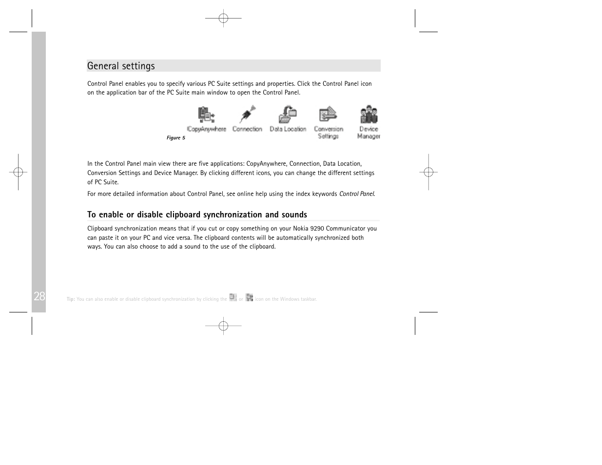 General settings | Nokia 9290 User Manual | Page 30 / 52