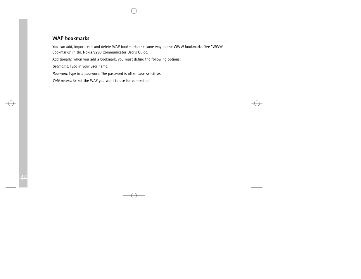 Nokia 9290 User Manual | Page 46 / 52