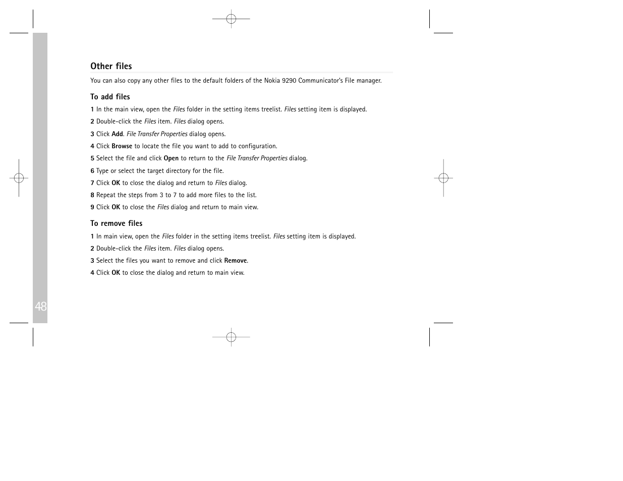 Nokia 9290 User Manual | Page 50 / 52