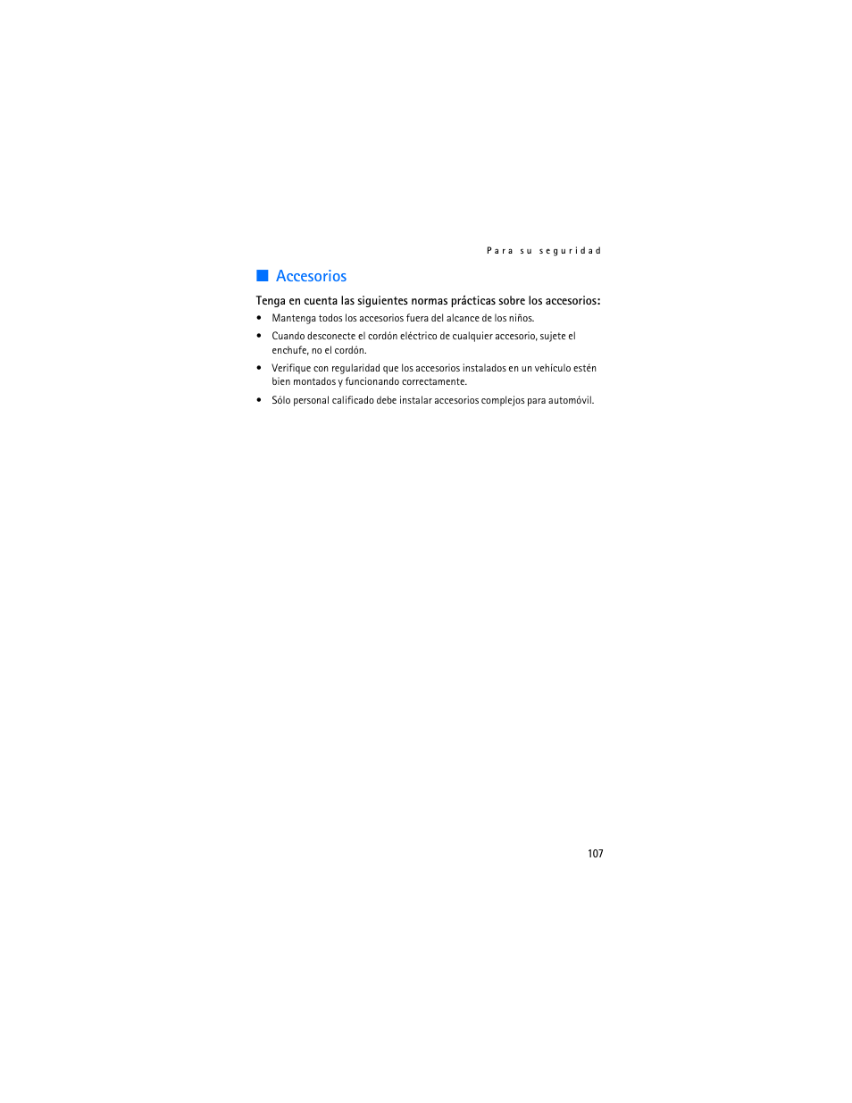 Accesorios | Nokia 7370 User Manual | Page 108 / 201