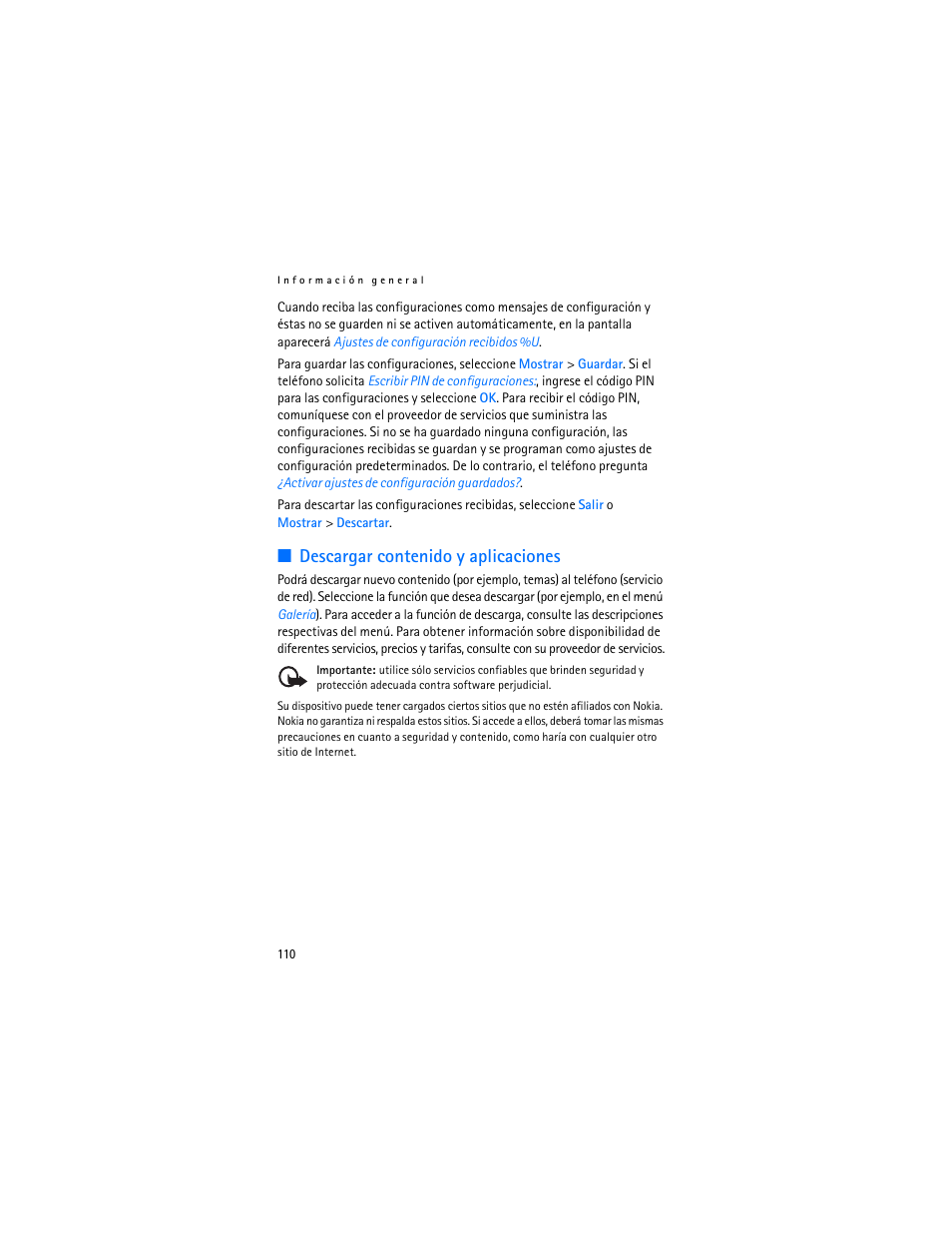 Nokia 7370 User Manual | Page 111 / 201