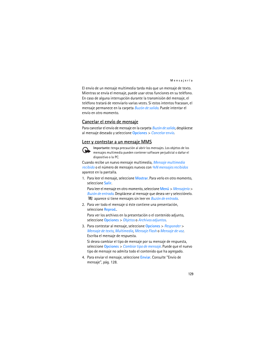 Nokia 7370 User Manual | Page 130 / 201