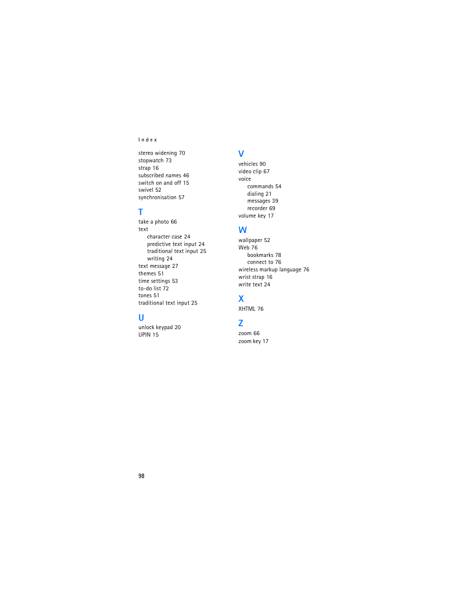 Nokia 7370 User Manual | Page 99 / 201